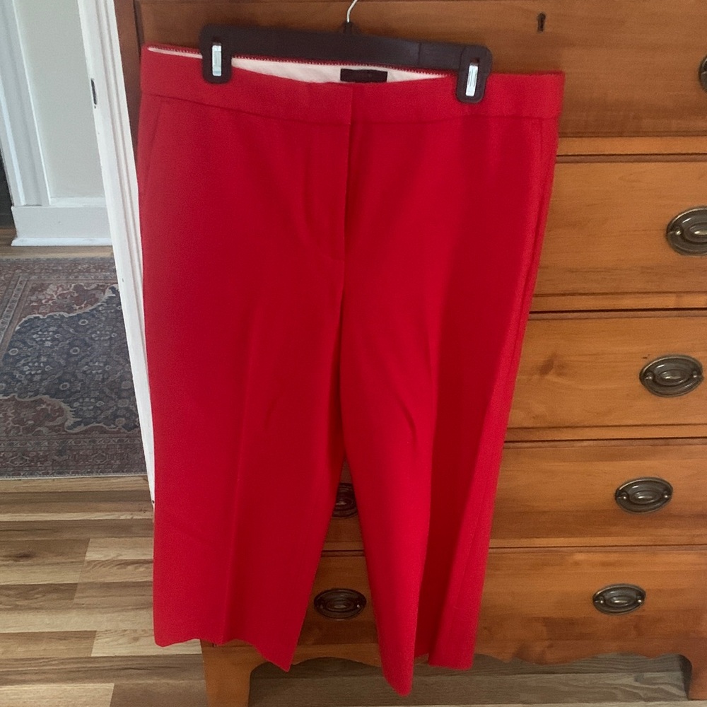 Elegant Red Women's Pants
